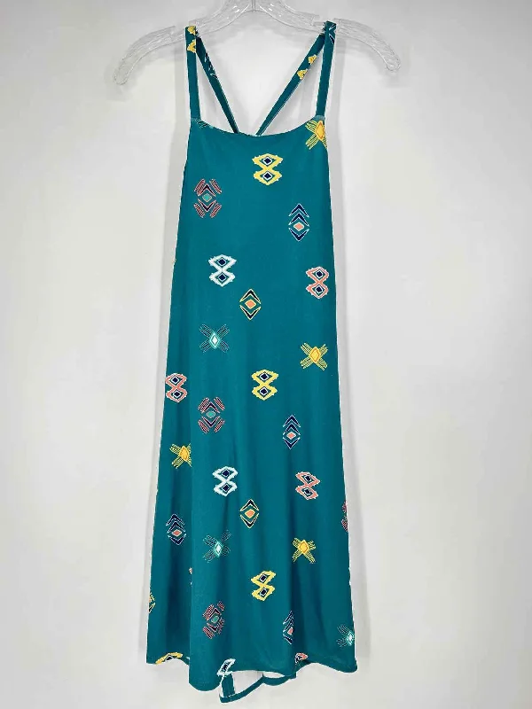 Patagonia Size XL Teal Print NWT Dress