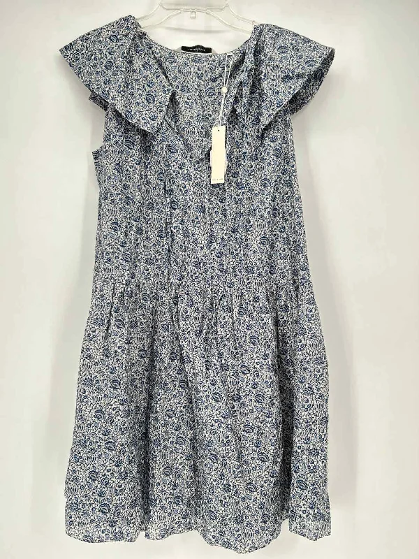 Rebecca Taylor Size M Blue Print NWT Dress