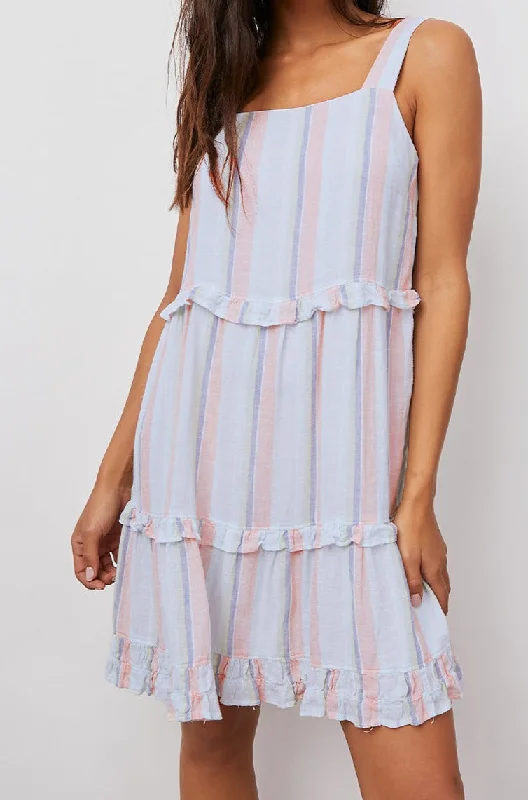 SANDY DRESS - BIARRITZ MULTI STRIPE