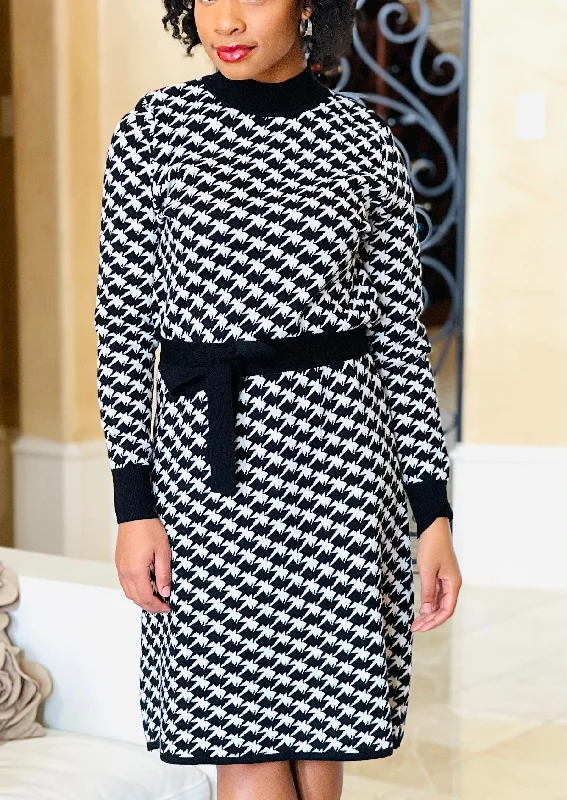 Sassyn Plaid Elegant Dress