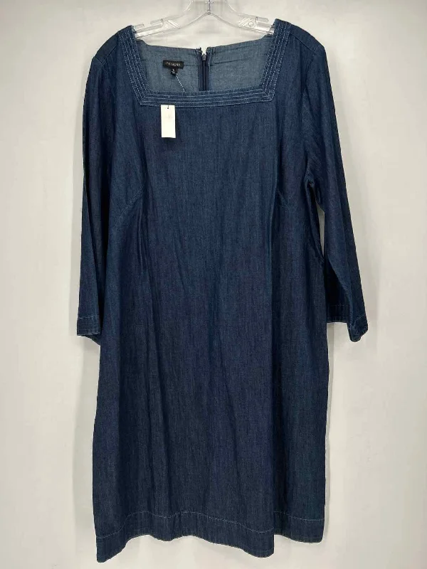 Talbots Size 16 Dark Chambray NWT Dress