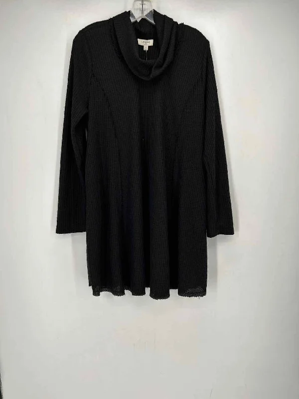 Umgee Size S Black Cowl Neck Dress
