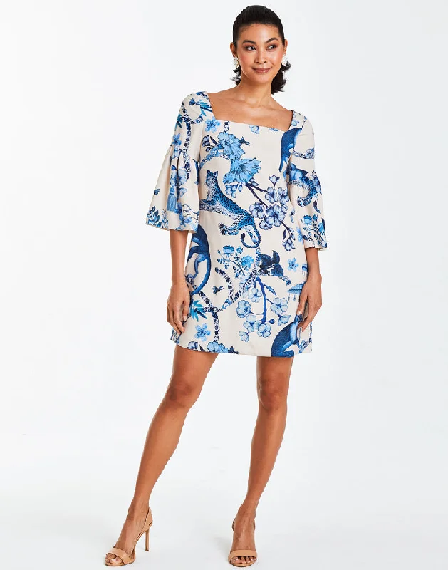 Vivienne Mini Dress Trendy Wraparound Mini Dress