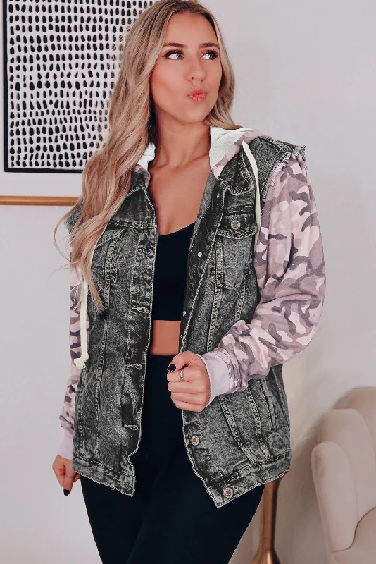 Long Sleeve Button-down Denim Jean Jacket Toggled Jacket Drawstring Jacket Belted Jacket Long Sleeve Button-down Denim Jean Jacket Toggled Jacket Drawstring Jacket Belted Jacket