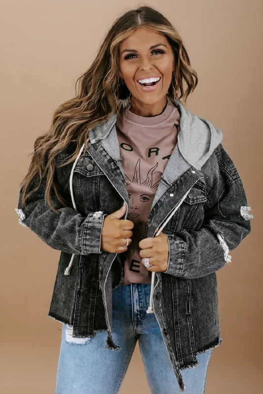 Long Sleeve Button-Down Black Denim Jean Jacket Collared Jacket Crew Neck Jacket Turtle Neck Jacket Long Sleeve Button-Down Black Denim Jean Jacket Collared Jacket Crew Neck Jacket Turtle Neck Jacket