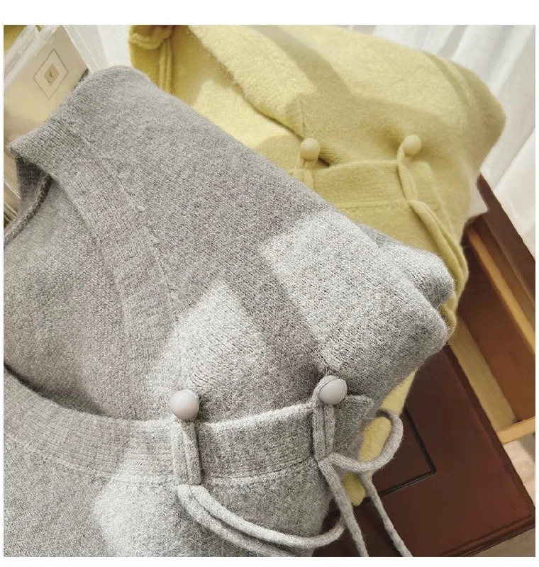 Fashionable V-neck sweater jacket for women new design soft knitted cardigan trend S4840 Anorak Shell Jacket Lightweight Jacket Fashionable V-neck sweater jacket for women new design soft knitted cardigan trend S4840 Anorak Shell Jacket Lightweight Jacket