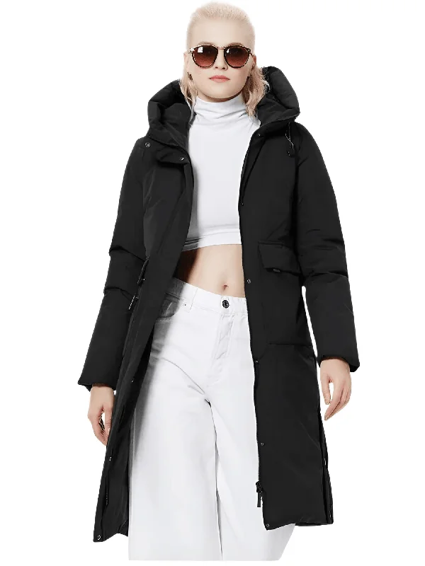 ICEbear Women's Long Winter Jacket With Big Pockets Herringbone Jacket Houndstooth Jacket Plaid Jacket ICEbear Women's Long Winter Jacket With Big Pockets Herringbone Jacket Houndstooth Jacket Plaid Jacket