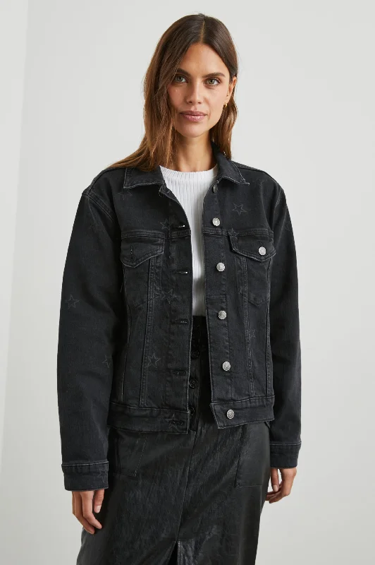 MULHOLLAND JACKET - FALLEN STAR Cotton Jacket Linen Jacket Terry Jacket