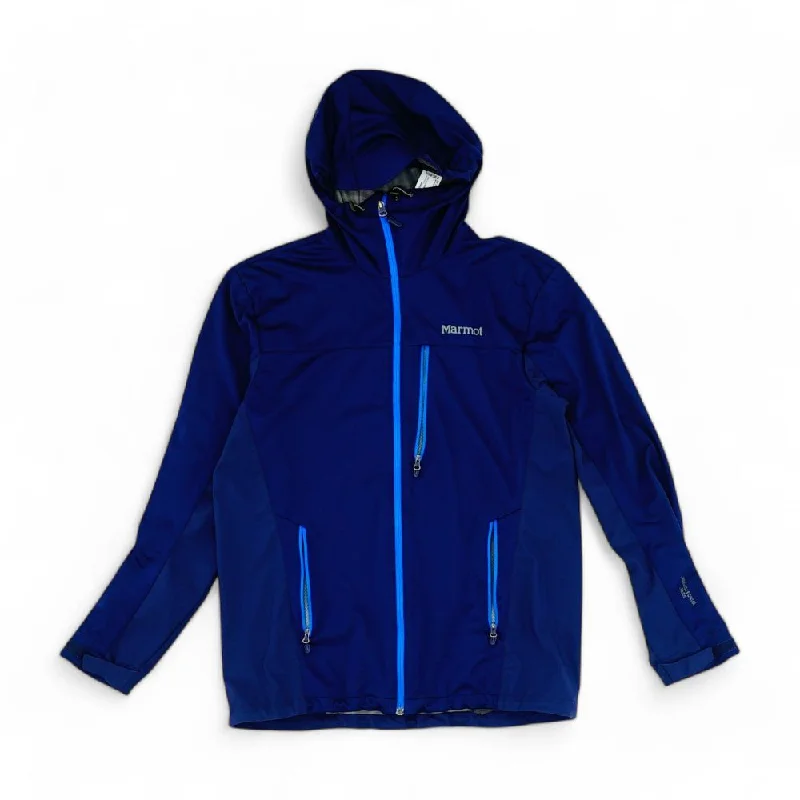 Navy Solid Active Jacket Collared Jacket Crew Neck Jacket Turtle Neck Jacket