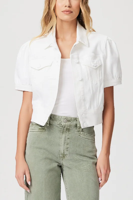 Paige Kendra Jacket Crisp White Faux Fur Jacket Real Fur Jacket Shearling Jacket