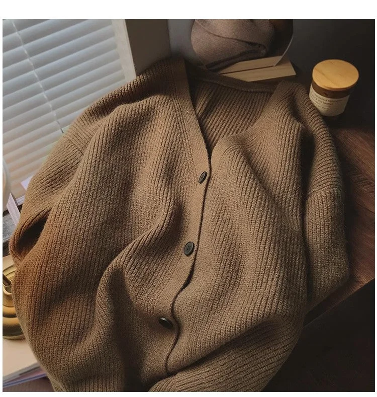 Solid color sweater for women long-sleeved sweater jacket S4821 Zippered Jacket Buttoned Jacket Snapped Jacket Solid color sweater for women long-sleeved sweater jacket S4821 Zippered Jacket Buttoned Jacket Snapped Jacket