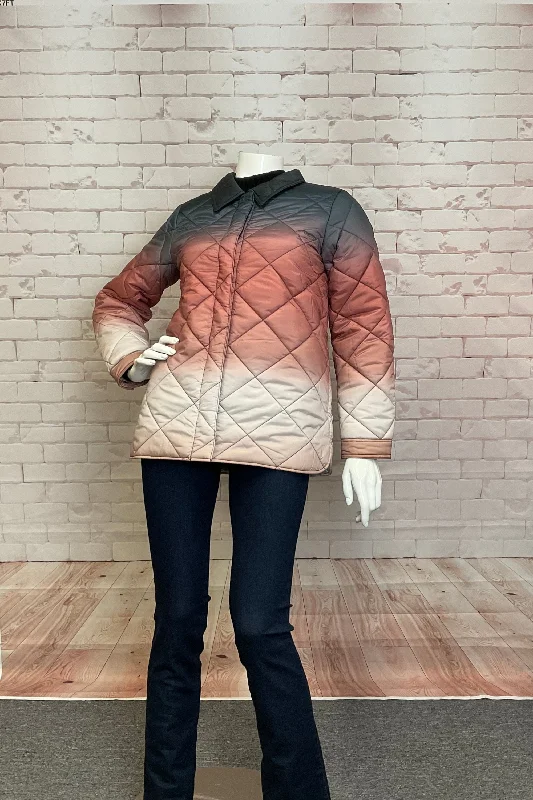 QUILTED OMBRE JACKET Mesh Jacket Canvas Jacket Denim Jacket