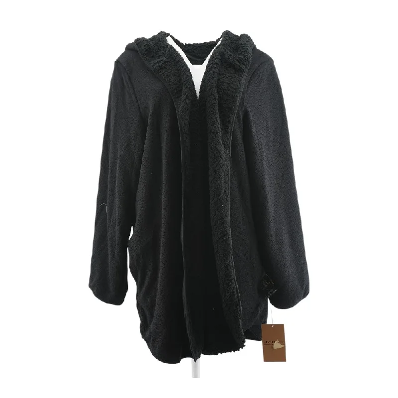 Black Solid Lightweight Jacket Chenille Jacket Brocade Jacket Lace Jacket