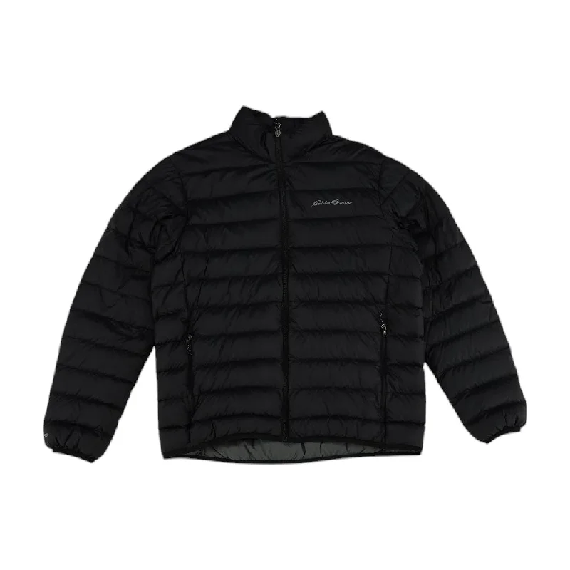Black Solid Puffer Jacket Herringbone Jacket Houndstooth Jacket Plaid Jacket