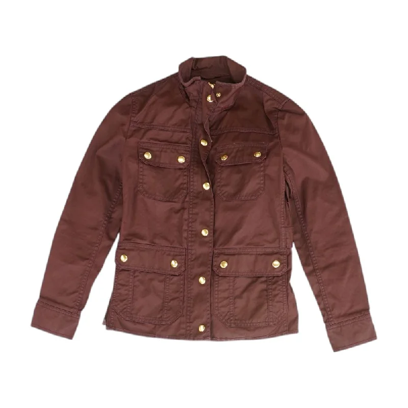 Burgundy Solid Jacket Print Jacket Jacquard Jacket Patchwork Jacket
