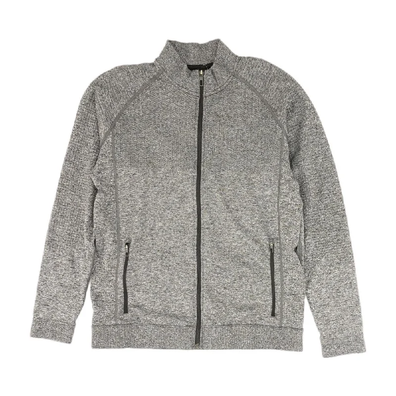 Gray Solid Lightweight Jacket Cotton Jacket Linen Jacket Terry Jacket