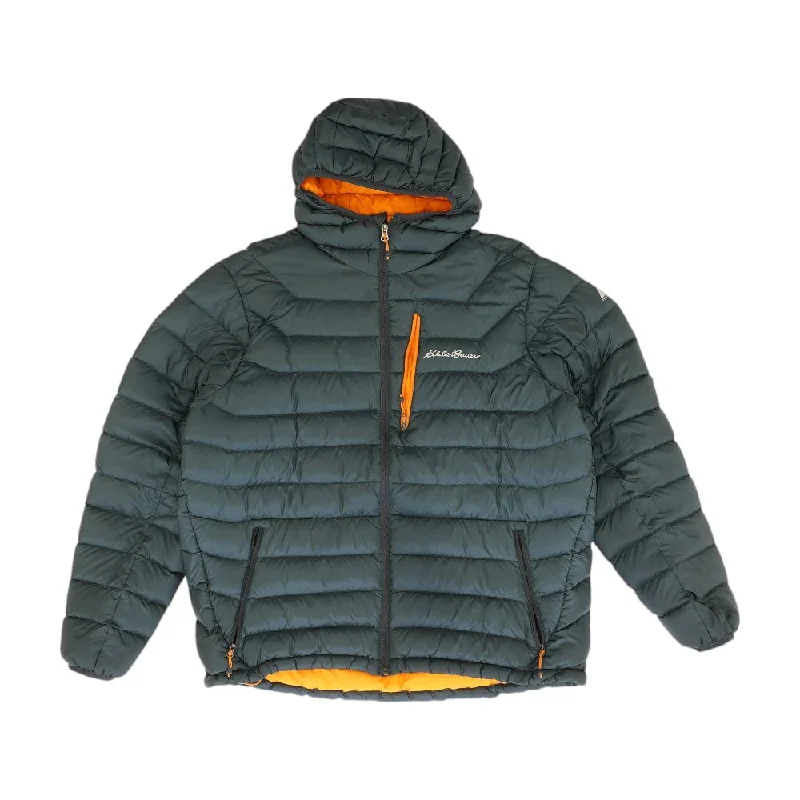 Gray Solid Puffer Jacket Fleece Jacket Down Jacket Feather Jacket