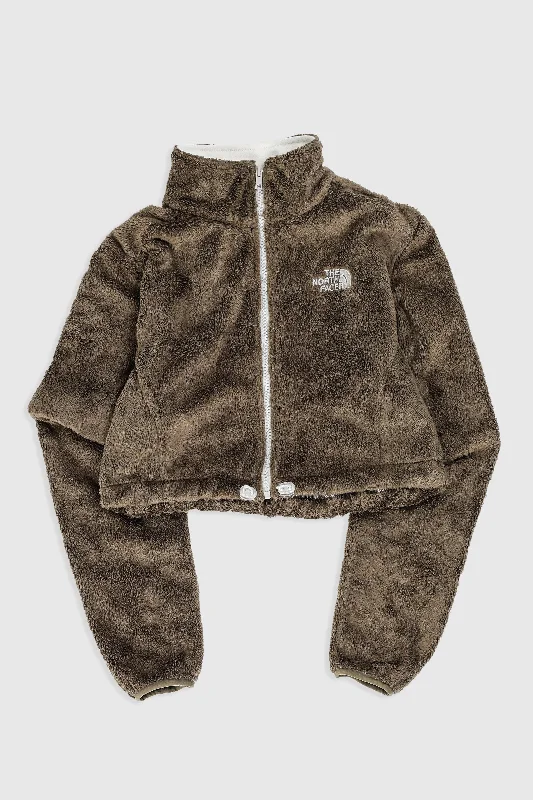 Rework North Face Crop Fleece Jacket - M Striped Jacket Polka Dot Jacket Floral Jacket Rework North Face Crop Fleece Jacket - M Striped Jacket Polka Dot Jacket Floral Jacket