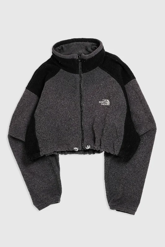 Rework North Face Crop Fleece Jacket - XXL Quilted Jacket Puffer Jacket Insulated Jacket Rework North Face Crop Fleece Jacket - XXL Quilted Jacket Puffer Jacket Insulated Jacket