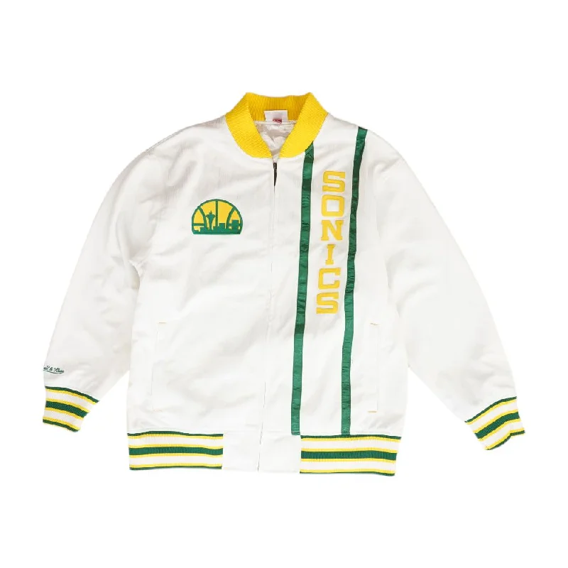 White Solid Seattle Supersonics Varsity Jacket Chenille Fabric Brocade Fabric Lace Fabric White Solid Seattle Supersonics Varsity Jacket Chenille Fabric Brocade Fabric Lace Fabric