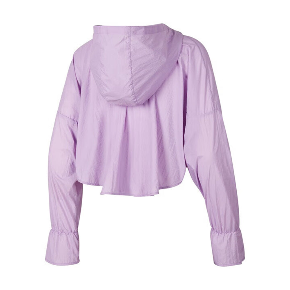 Women's Lightweight Woven Sports Jacket Satin Jacket Silk Jacket Chiffon Jacket