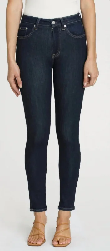 Aline High Rise Skinny Jean In Dreamer Chic Cropped Jeans