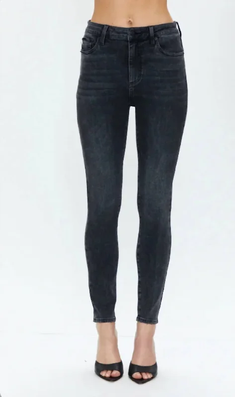 Aline High Rise Skinny Jeans In Dark Stone Vintage Elegant High-Waisted Flared Jeans Aline High Rise Skinny Jeans In Dark Stone Vintage Elegant High-Waisted Flared Jeans