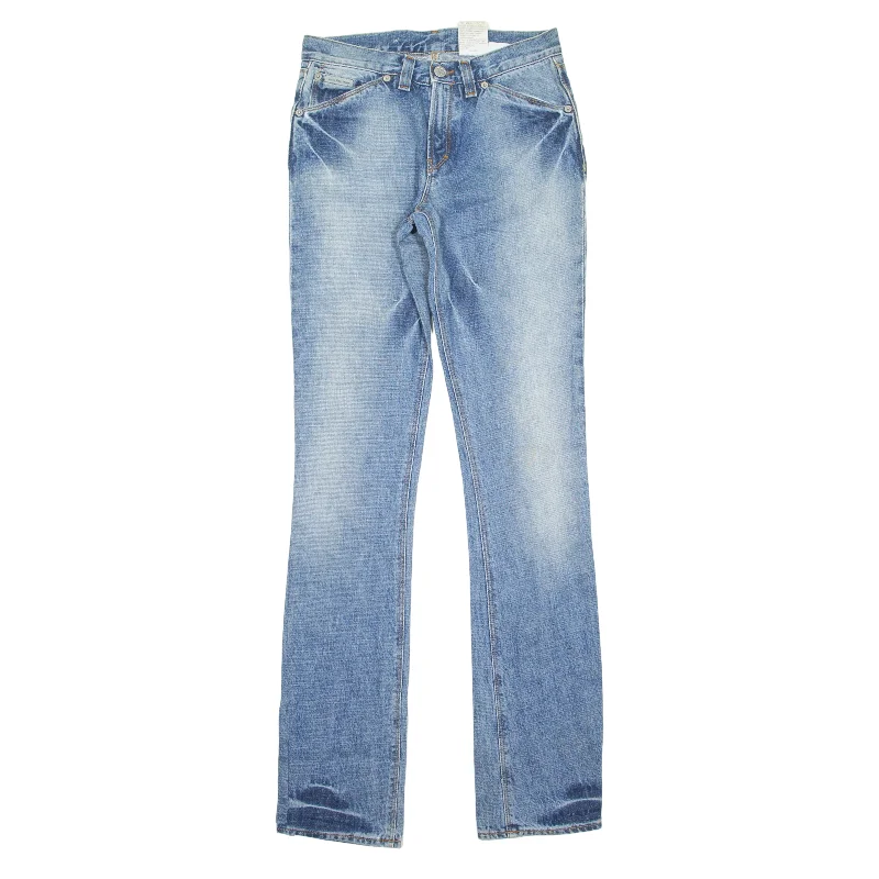 CALVIN KLEIN Jeans Blue Denim Slim Straight Stone Wash Womens W26 L34 Classic Blue Denim Jeans CALVIN KLEIN Jeans Blue Denim Slim Straight Stone Wash Womens W26 L34 Classic Blue Denim Jeans