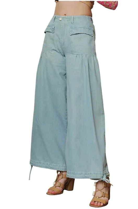 Camila Jean Bottoms In Light Denim Comfortable Stretch Fit Jeans