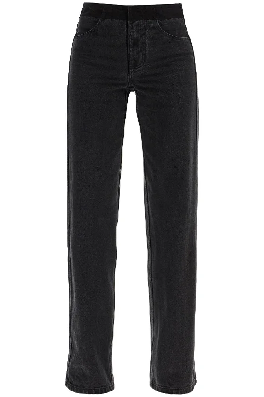 Christopher Esber Women's Low-Waisted Deconstructed Jeans Comfortable Ankle Jeans