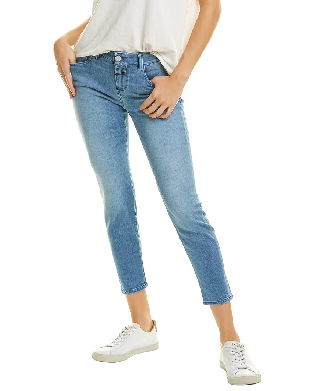 CLOSED Baker Medium Blue Skinny Leg Jean Fashionable Mom Jeans