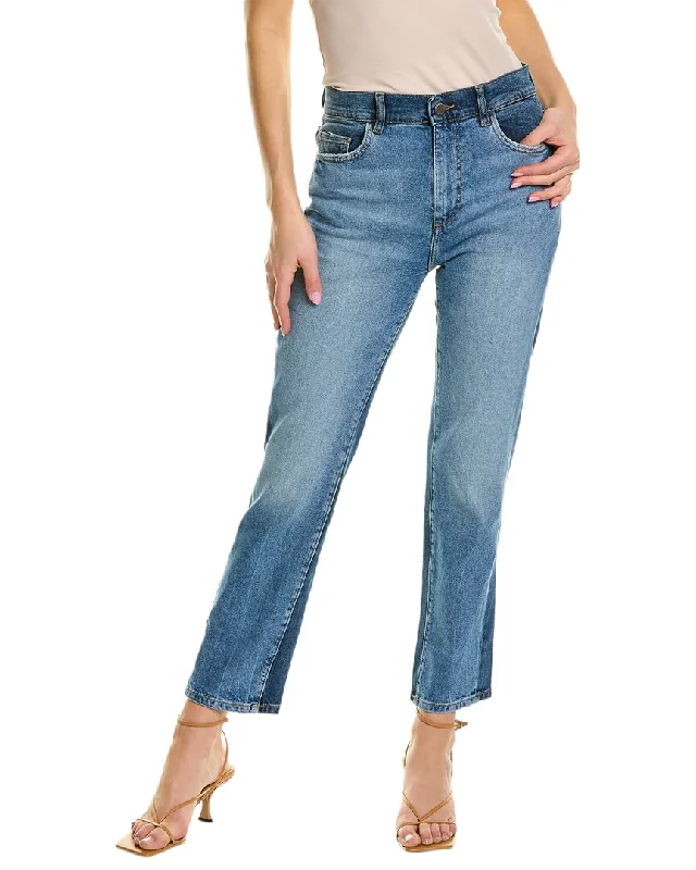 DL1961 Patti Twilight Hour Straight Jean Chic Ripped Jeans