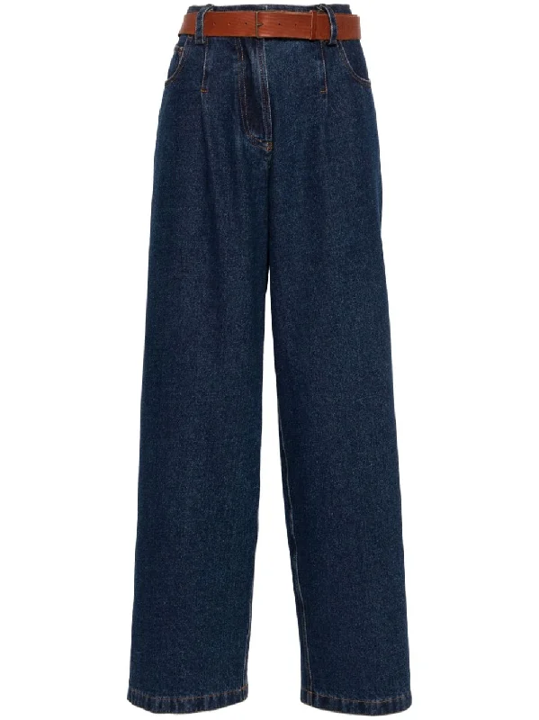 Forte Forte Women's Jeans blue Trendy Colored Denim Jeans