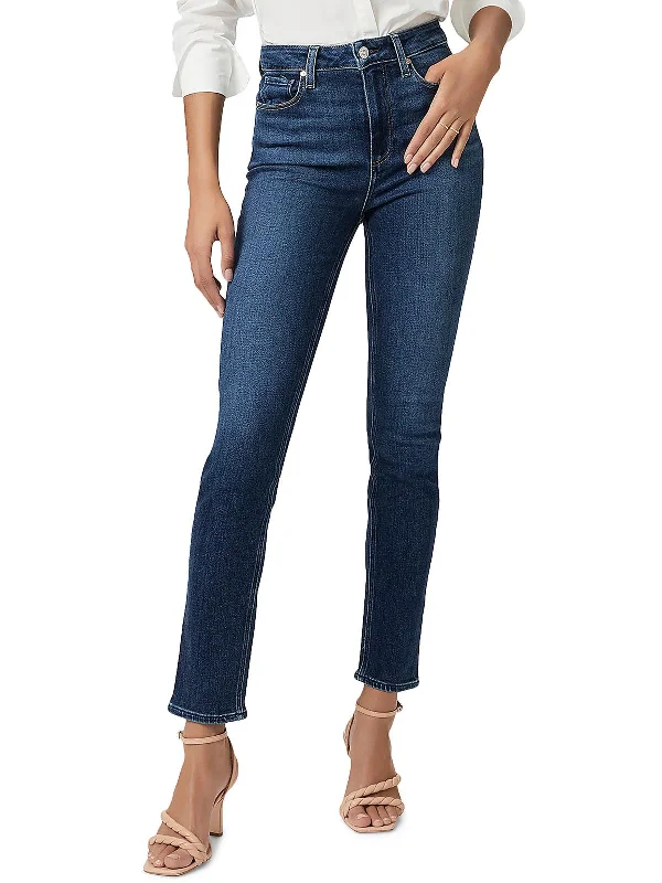 GEMMA Womens High Rise Vintage Cigarette Jeans Fashionable Cropped Denim Jeans