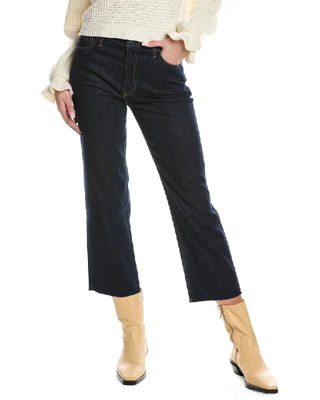 HUDSON Jeans Noa Mid-Rise Crop Jean Stylish Stone-Wash Denim Jeans