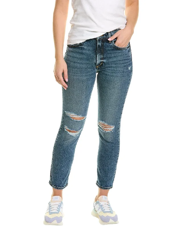 JOE'S Jeans The Luna Focus Crop Jean Trendy Wide-Legged High-Waist Jeans