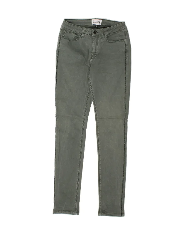 JOSEPH RIBKOFF Womens Skinny Jeans US 8 Medium W29 L30 Grey Classic Slim Fit Jeans