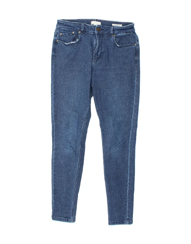 JOULES Womens Skinny Jeans UK 12 Medium W30 L30 Blue Cotton Stylish High-Rise Mom Jeans JOULES Womens Skinny Jeans UK 12 Medium W30 L30 Blue Cotton Stylish High-Rise Mom Jeans