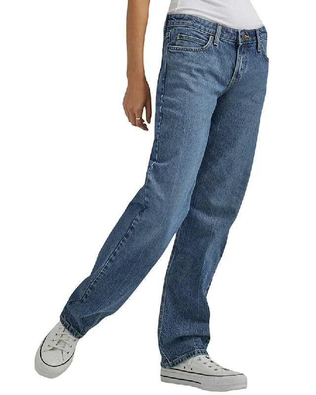 LEE Blue Speed Low Rise Straight Jean Trendy Layered Pocket Jeans