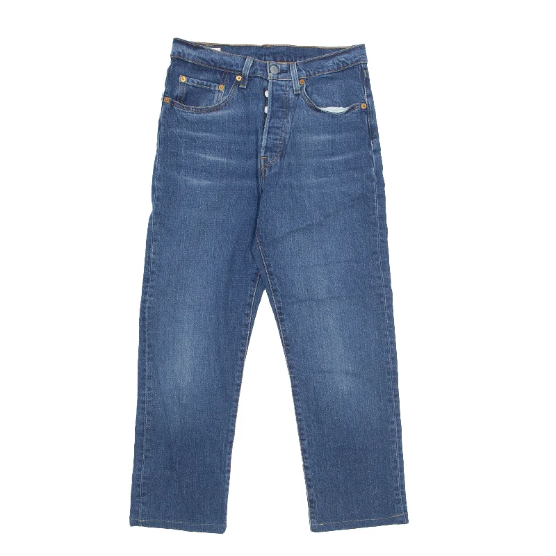LEVI'S 501 BIG E Jeans Blue Denim Regular Straight Womens W28 L24 Elegant Dark-Wash Bootcut Jeans LEVI'S 501 BIG E Jeans Blue Denim Regular Straight Womens W28 L24 Elegant Dark-Wash Bootcut Jeans
