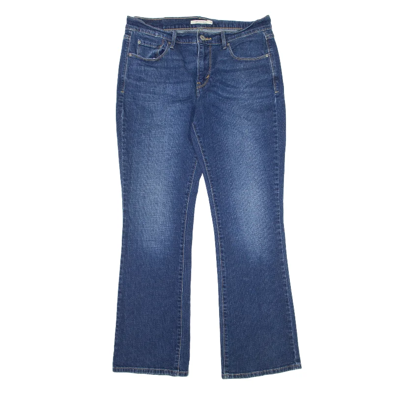 LEVI'S 515 Jeans Blue Denim Slim Bootcut Stone Wash Womens W30 L32 Stylish High-Waist Skinny Denim LEVI'S 515 Jeans Blue Denim Slim Bootcut Stone Wash Womens W30 L32 Stylish High-Waist Skinny Denim