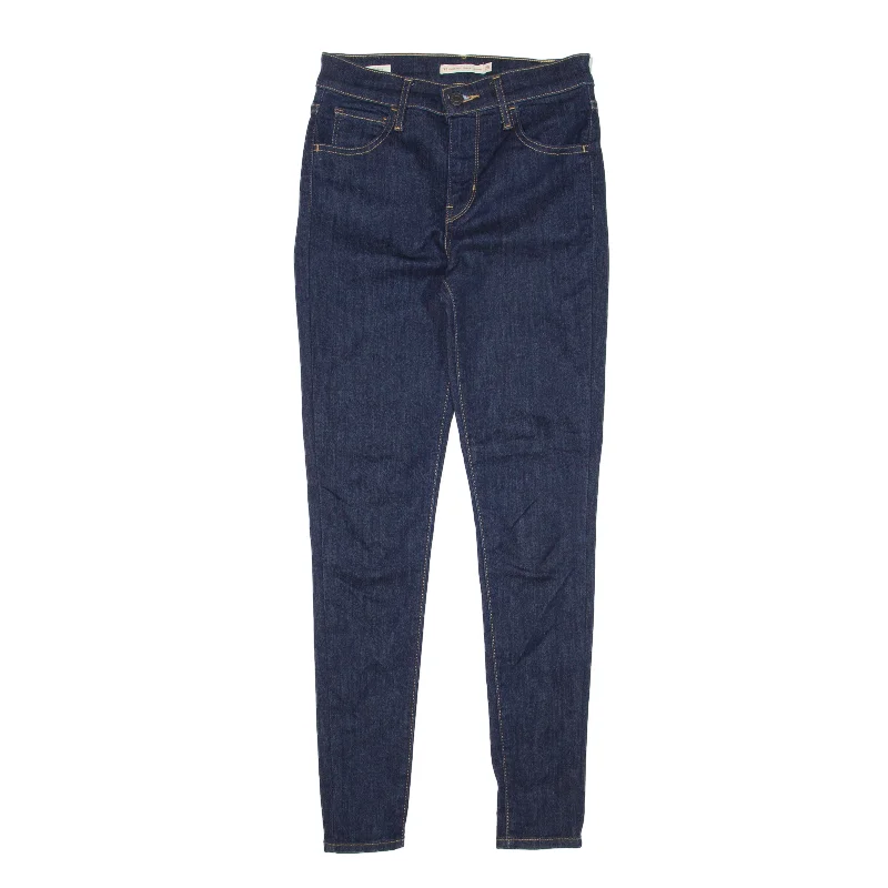 LEVI'S 720 High Rise BIG E Jeans Blue Denim Slim Skinny Womens W25 L27 Fashionable Raw Hem Bootcut Jeans LEVI'S 720 High Rise BIG E Jeans Blue Denim Slim Skinny Womens W25 L27 Fashionable Raw Hem Bootcut Jeans