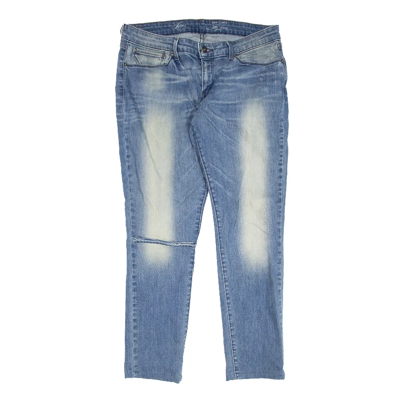 LEVI'S Jeans Blue Denim Slim Skinny Womens W30 L27 Chic Cropped Jeans