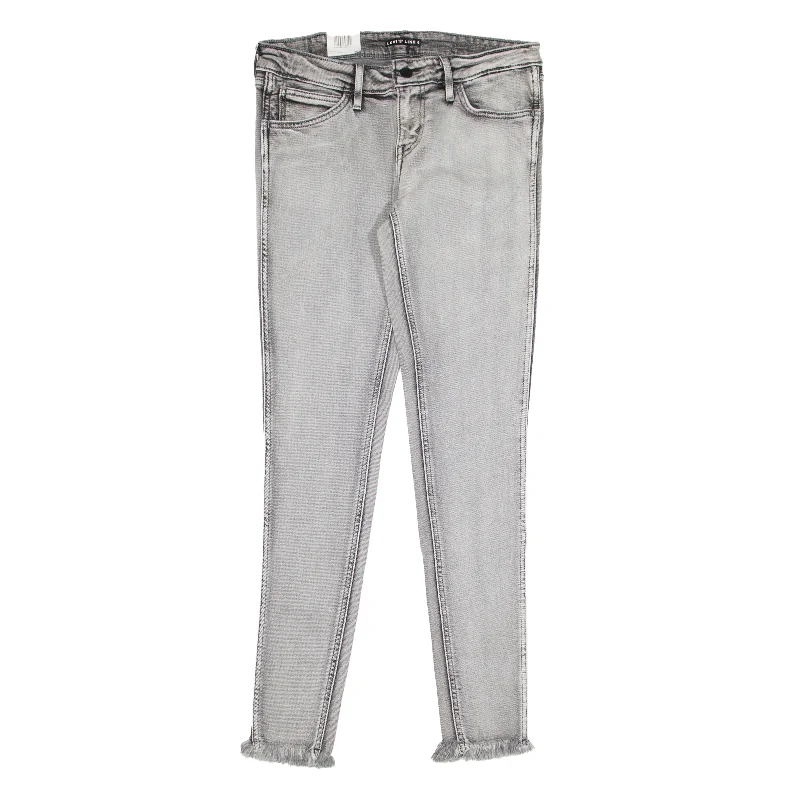 LEVI'S Line 8 Jeans Grey Denim Slim Skinny Womens W28 L32 Fashionable Raw Edge Jeans LEVI'S Line 8 Jeans Grey Denim Slim Skinny Womens W28 L32 Fashionable Raw Edge Jeans