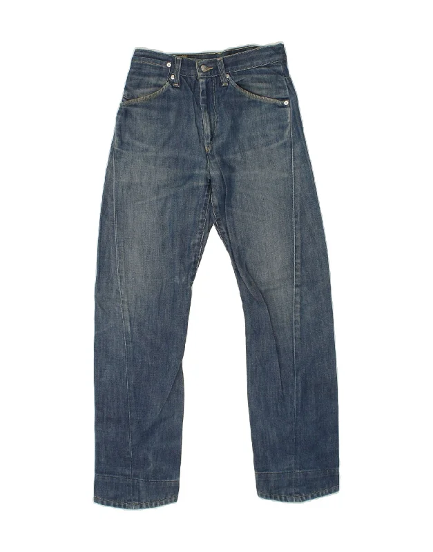 LEVI'S Womens Engineered Straight Jeans W28 L30 Blue Cotton Chic Faded Blue Jeans