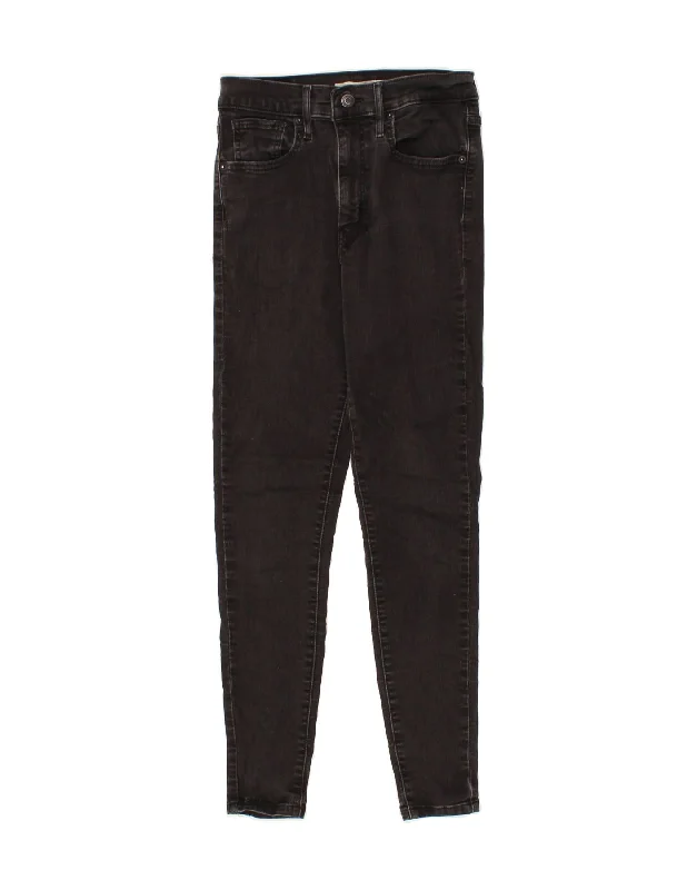 LEVI'S Womens Skinny Jeans W28 L28 Grey Cotton Comfortable Boyfriend Jeans