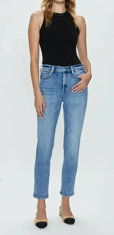 Madi High Rise Modern Slim Jean In Paradise Chic Dark-Wash Skinny Jeans
