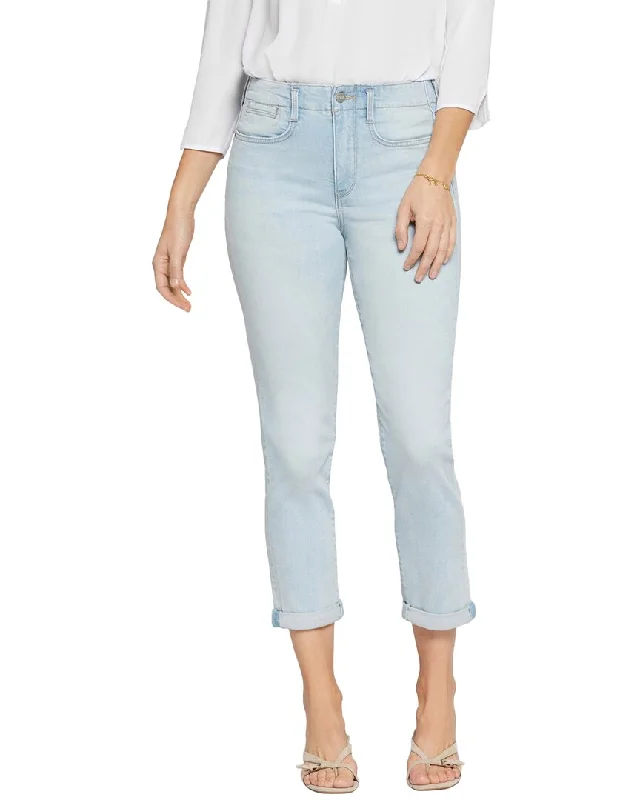 NYDJ High-Rise Hollywood Brightside Girlfriend Jean Stylish Plus Size Denim Jeans