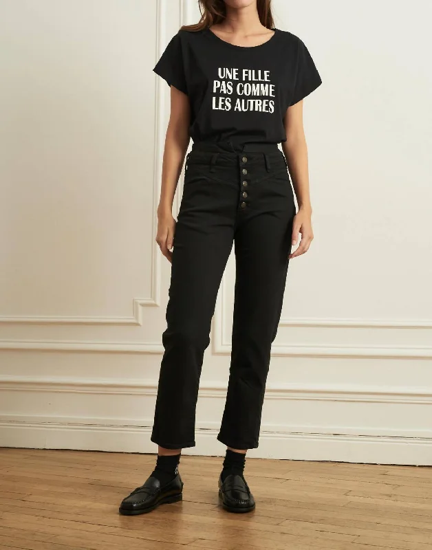 Perserverant Jean In Noir Stylish Shredded Denim Jeans