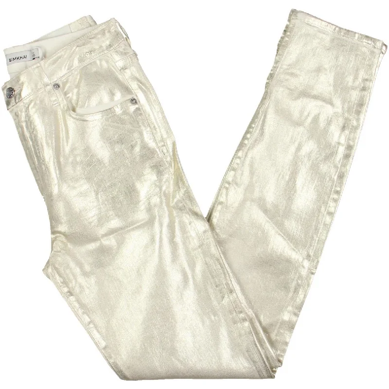 Rae Womens High Rise Ankle Skinny Jeans Trendy Bootcut High-Waisted Jeans
